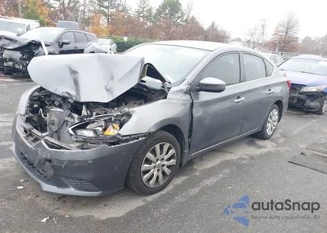 2017 Nissan Sentra из США, поврежденный, VIN 03N1AD7APXH131671